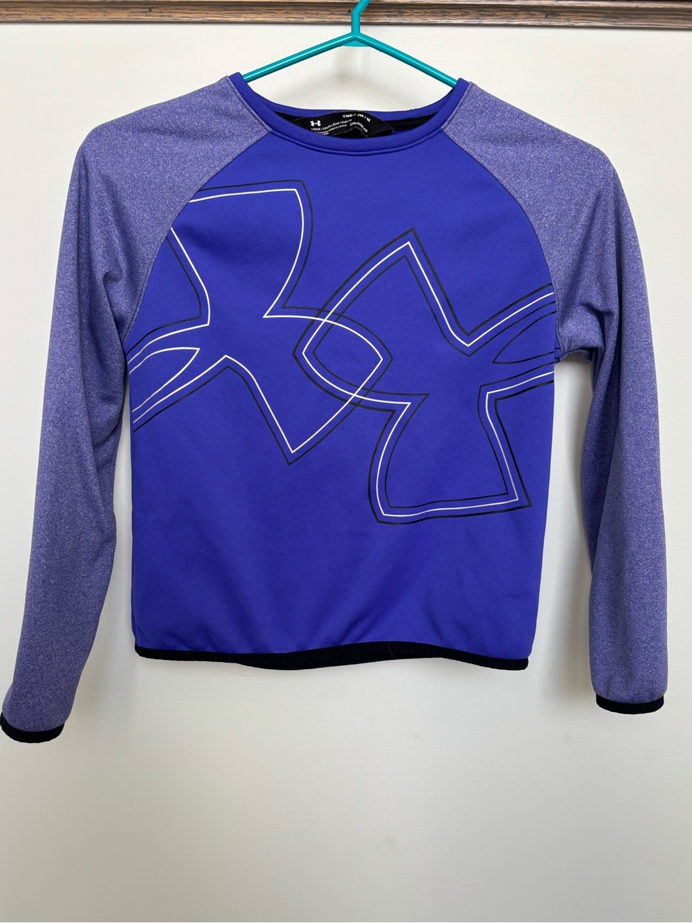 Under Armour Kids Purple Long-Sleeve Performance Tee